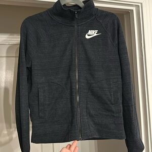 Medium heavy weight Nike jacket/ sweatshirt.  Full zip